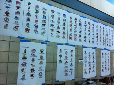 Colleges In Attendance Poster